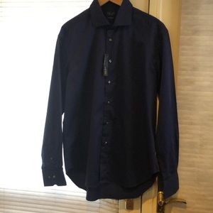 Zara men dress/work navy shirt